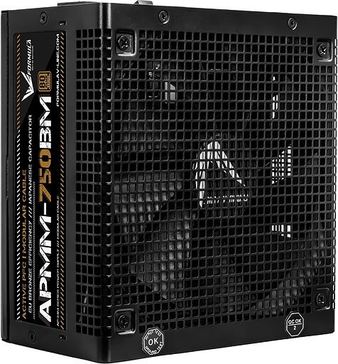 Блок питания Formula ATX 750W APMM-750BM 80+ bronze (20+4pin) APFC 140mm fan 6xSATA Cab Manag RTL фото 2