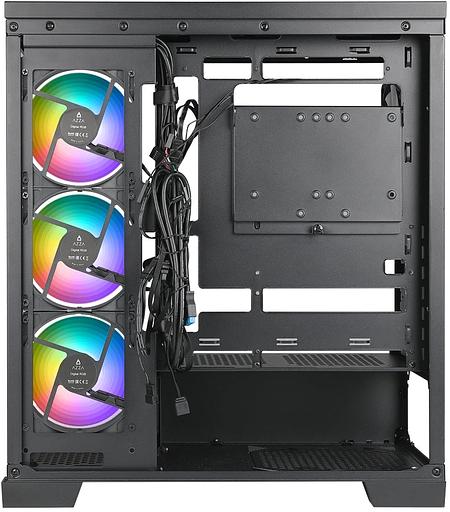 Корпус Azza COVE черный без БП ATX 4x120mm 1xUSB2.0 1xUSB3.0 1xUSB3.1 audio bott PSU фото 4