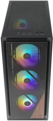 Корпус Azza FOREST черный без БП ATX 4x120mm 2xUSB3.0 audio bott PSU фото 3