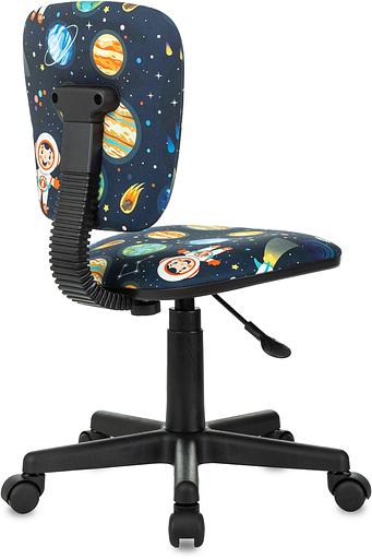 Кресло детское Бюрократ CH-204NX темно-синий космонавт крестов. пластик фото 4