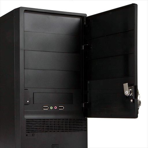 Корпус Midi Tower InWin EC046 Black 450W PM-450ATX U3.0*2+A(HD) + key lock & key ATX (6195402) фото 2