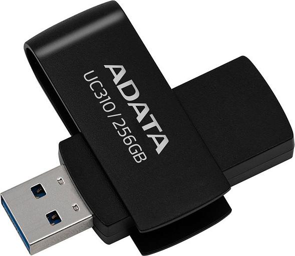 Флеш Диск A-Data 256GB UC310 UC310-256G-RBK USB3.2 черный фото 2