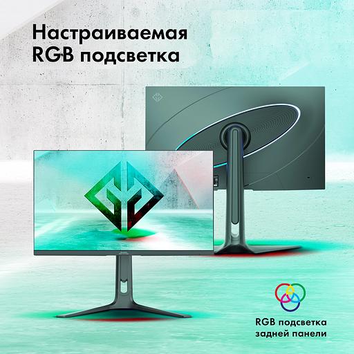 Монитор GMNG 27" Gaming GM-27F25 черный IPS LED 2ms 16:9 HDMI M/M матовая HAS Piv 400cd 178гр/178гр 3840x2160 160Hz G-Sync FreeSync DP Quad 4K (2160p) 6.63кг фото 8