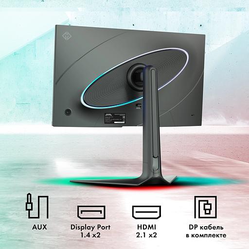 Монитор GMNG 27" Gaming GM-27F25 черный IPS LED 2ms 16:9 HDMI M/M матовая HAS Piv 400cd 178гр/178гр 3840x2160 160Hz G-Sync FreeSync DP Quad 4K (2160p) 6.63кг фото 9