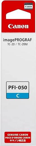 Картридж струйный Canon PFI-050C 5699C001 голубой (70мл) для Canon imagePROGRAF TC-20M фото 1