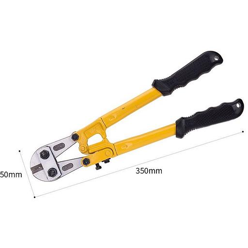 Шарнирно-губцевый инструмент Deli Болторез Deli DL2687 300мм, прорезиненная ручка, захват 0-4мм фото 3