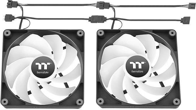 Вентилятор Thermaltake CT120 Sync реверсивный ARGB черный 4-pin 30.5dB Ret (CL-F173-PL12SW-A) фото 3