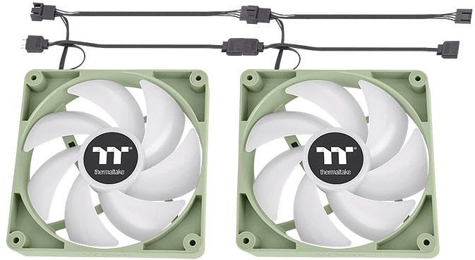 Вентилятор Thermaltake CT120 Sync Matcha ARGB зеленый 4-pin 30.5dB Ret (CL-F202-PL12MG-A) фото 4