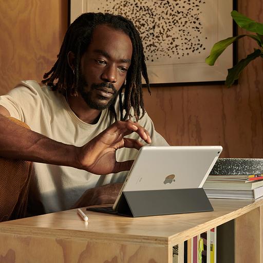 Планшет Apple iPad 2021 A2603 A13 Bionic 6С ROM64Gb 10.2" IPS 2160x1620 LTE 1Sim iOS серый космос 8Mpix 12Mpix BT GPS WiFi Touch 9hr фото 7