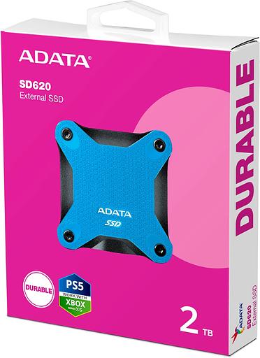 Накопитель SSD A-Data USB3.1 2TB SD620-2TCBL SD620 2.5" синий фото 6