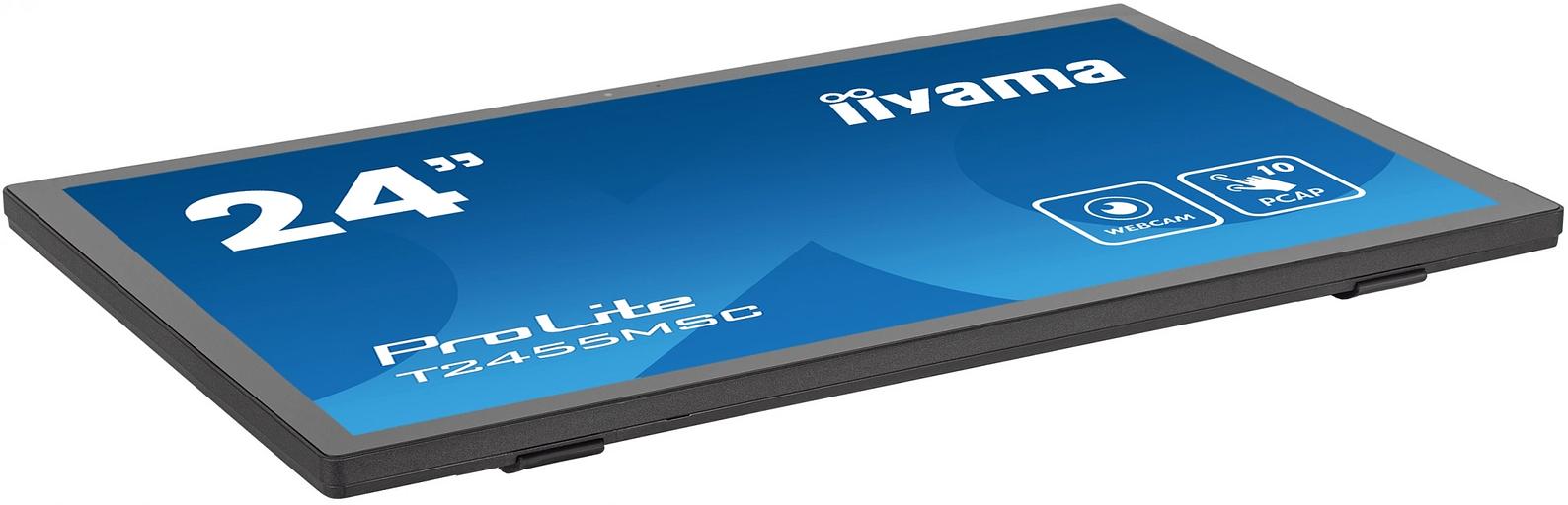 Монитор Iiyama 23.8" ProLite T2455MSC-B1 черный IPS LED 5ms 16:9 HDMI M/M глянцевая 1000:1 400cd 178гр/178гр 1920x1080 DP FHD USB Touch 4.4кг фото 2