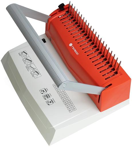 Переплетчик Heleos БП16ПБК A4/перф.16л.сшив/макс.500л./пластик.пруж. (6-51мм) фото 1