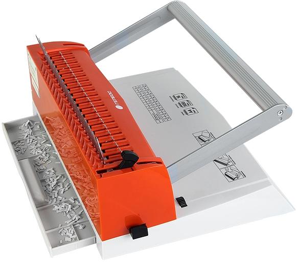 Переплетчик Heleos БП16ПБК A4/перф.16л.сшив/макс.500л./пластик.пруж. (6-51мм) фото 2