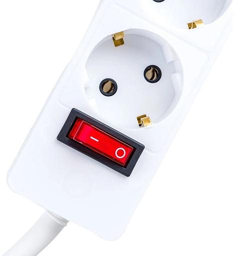 Сетевой фильтр PROconnect STANDARD 5м (4 розетки) белый (пакет ПЭ) фото 4