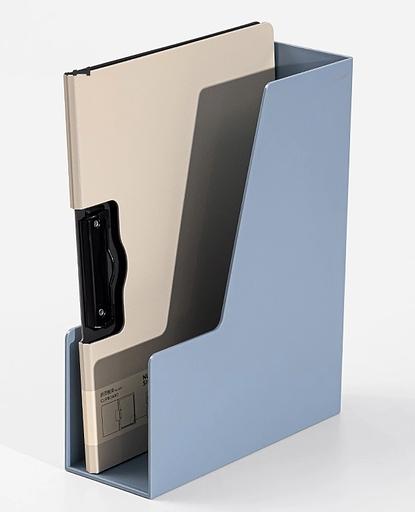 Лоток вертикальный Deli NS022BLUE Nusign 308x249x91мм синий фото 2