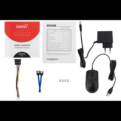 Видеорегистратор сетевой 8-канальный OMNY PRO NVR3108 фото 5