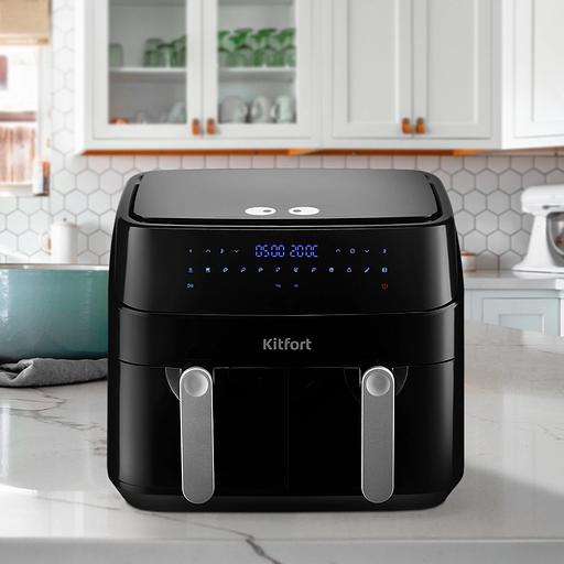 Аэрогриль Kitfort КТ-2250 1750Вт черный фото 6