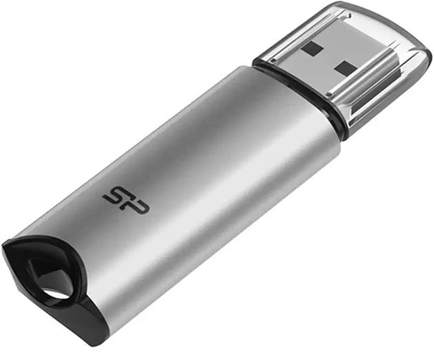 Флеш Диск Silicon Power 16GB Marvel M02 SP016GBUF3M02V1S USB3.0 серебристый фото 1