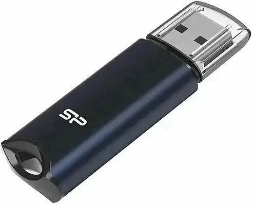 Флеш Диск Silicon Power 16GB Marvel M02 SP016GBUF3M02V1B USB3.0 синий фото 2
