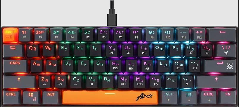 Клавиатура USB APEX GK-002 RU 45003 DEFENDER фото 1