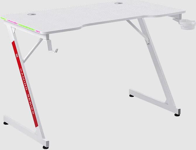Стол GAMING SOLAS WHITE 64073 DEFENDER фото 1