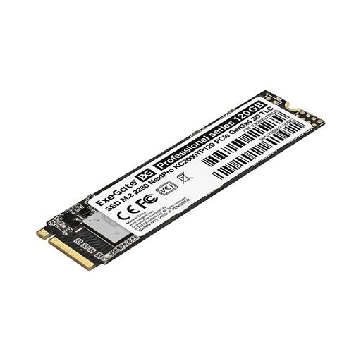 Exegate SSD M.2 2280 120GB ExeGate NextPro KC2000TP120 (PCIe Gen3x4, NVMe, 22x80mm, 3D TLC) EX282317RUS фото 1