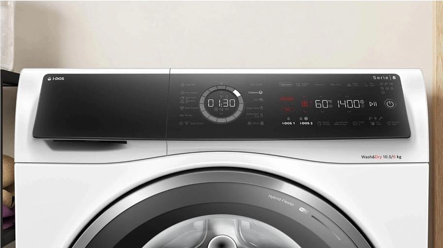 Стиральная машина Bosch Serie 8 WNC254A0SN класс: D загр.фронтальная макс.:10.5кг (с сушкой) белый фото 4