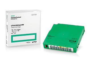 Ленточные картриджи HPE Ultrium LTO-8 30TB RW Non Custom Labeled Library Pack 20 Data Cartridges with Cases (Q2078AN) фото 1