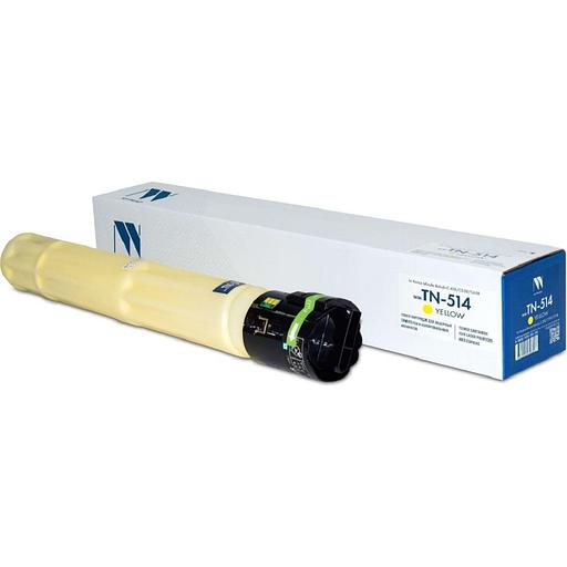 Тонер-картридж NVP совместимый NV-TN-514 Yellow для Konica Minolta Bizhub-C 458/С558/С658 (26000k) (A9E8250) фото 1
