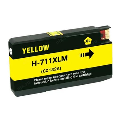 Струйный картридж NV Print 711 (NV-CZ132A) Yellow для HP Designjet T120/T520 (27 мл) фото 1