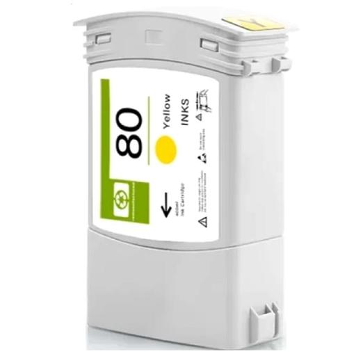 Струйный картридж NV Print 80 (NV-C4848A) Yellow для HP DesignJet 1050c, 1055cm (400 мл) фото 1