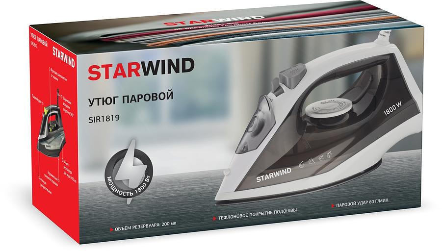 Утюг Starwind SIR1819 1800Вт серый/белый фото 2