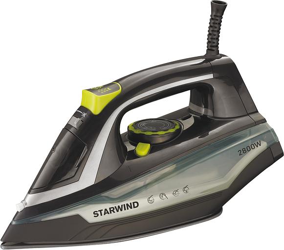Утюг Starwind SIR2845 2800Вт черный/серебристый фото 1