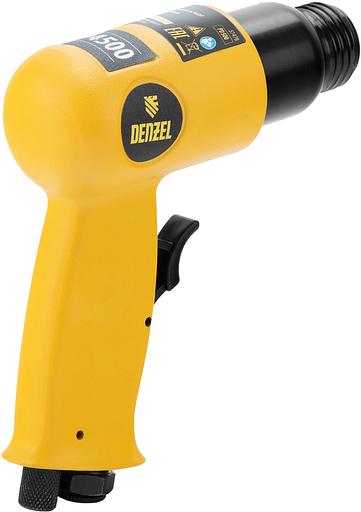 Дрель прямая Denzel PD500 114л/мин патр.:ключевой желтый/черный фото 2
