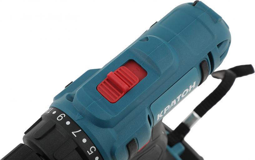 Дрель-шуруповерт Кратон CD-18-Li-2,0 аккум. патрон:быстрозажимной (3 11 01 057) фото 5