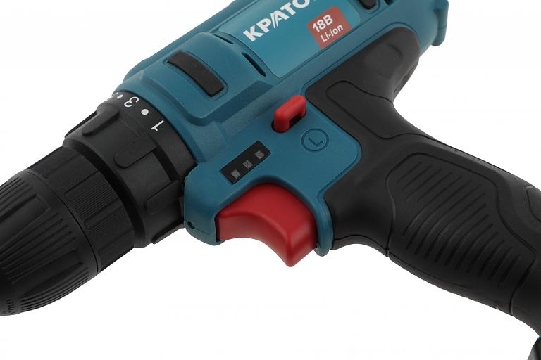 Дрель-шуруповерт Кратон CD-18-Li-2,0 аккум. патрон:быстрозажимной (3 11 01 057) фото 7