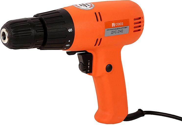 Дрель-шуруповерт Союз ДУС-2142 450Вт патрон:быстрозажимной фото 1