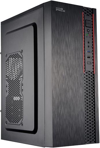 Корпус KingPrice KPCC-MD202 черный без БП ATX 2xUSB2.0 audio фото 1