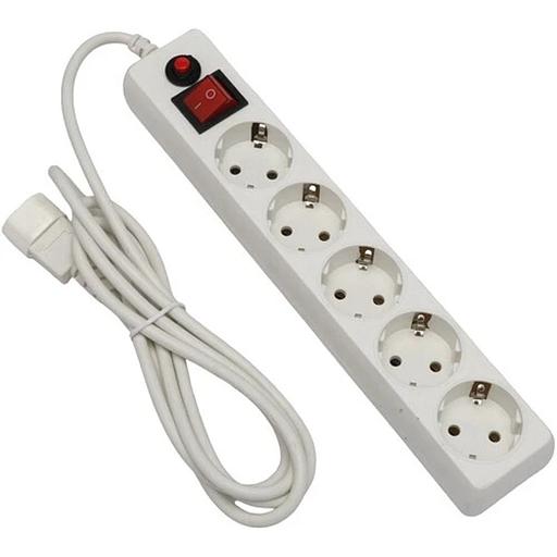 Гарнизон Сетевой фильтр для ИБП ECL-5-UPS-W-1.8 5р, 10А, 1.8м, ур.защиты 4, белый, пакет (22434) фото 1