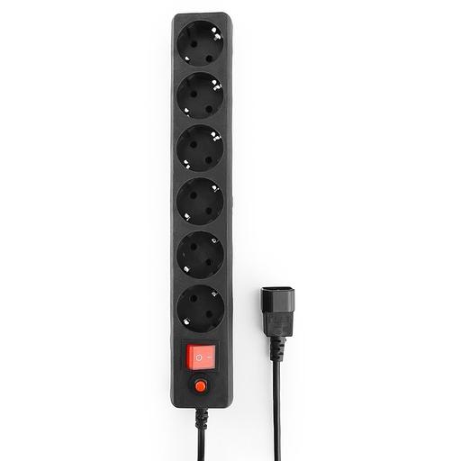 Гарнизон Сетевой фильтр для ИБП ECL-5-UPS-B-1.8 5р, 10А, 1.8м, ур.защиты 4, черный, пакет (22435) фото 1