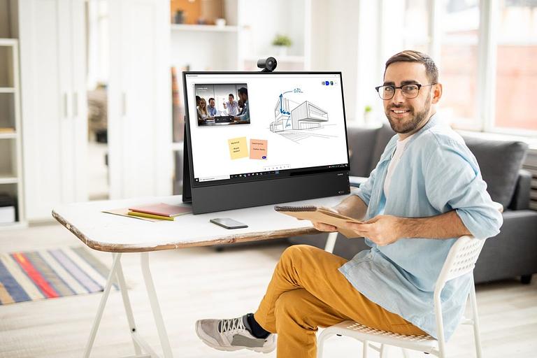 Интерактивный 4K-монитор Newline Flex 27” All-in-One фото 8