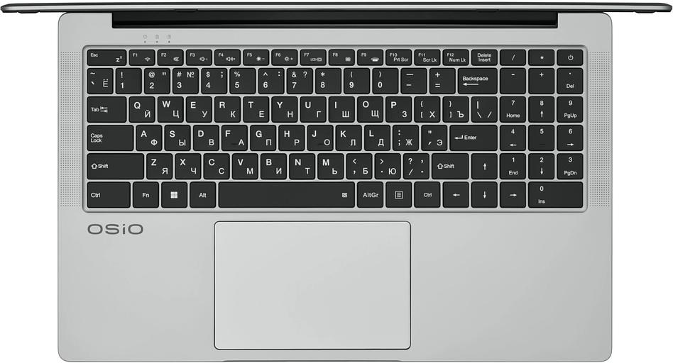 Ноутбук Osio FocusLine F160a-005 Ryzen 5 5500 16Gb SSD512Gb 16.1" FHD (1920x1080) noOS WiFi BT Cam фото 5