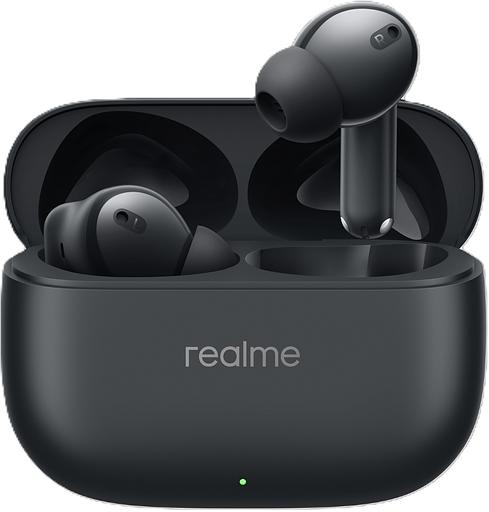 Гарнитура внутриканальные Realme Buds T310 черный беспроводные bluetooth в ушной раковине (6941764436886) фото 1