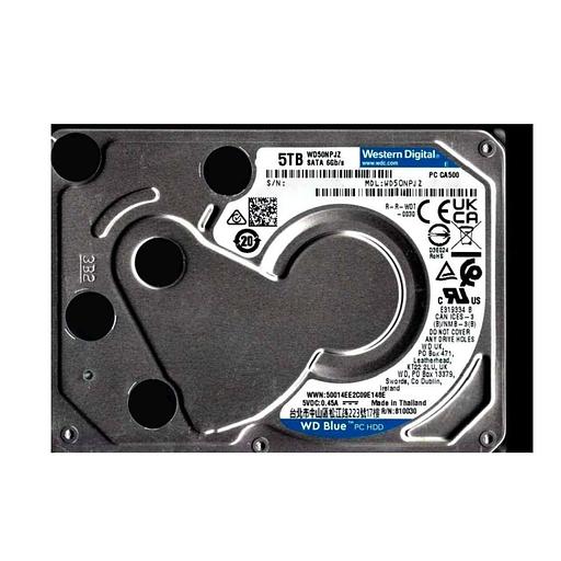 Жесткий диск/ HDD WD SATA3 5Tb 2.5" Blue 4800 RPM 128Mb 1 year warranty (replacement ST5000LM000) фото 1
