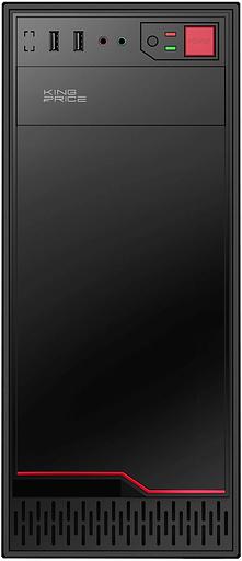 Корпус KingPrice KPCC-MD201 черный без БП ATX 1x80mm 4x120mm 2xUSB2.0 audio фото 2