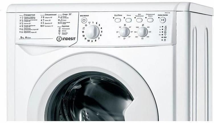Стиральная машина Indesit IWSC 5105 CIS класс: A загр.фронтальная макс.:5кг белый фото 3