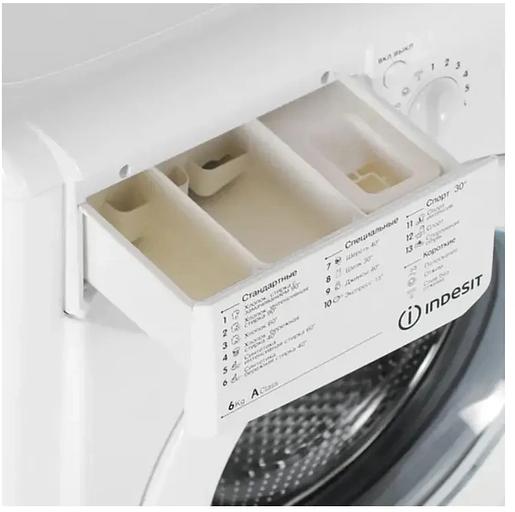 Стиральная машина Indesit IWSE 6105 B CIS.L класс: A загр.фронтальная макс.:6кг белый фото 7