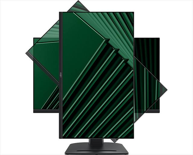 Монитор MSI PRO MP275QPDG 27" 16:9 WQHD(2560x1440) IPS Flat, WebCam FHD, 1ms(MPRT), 1300:1,100M:1,250nit,178/178,2xHDMI,DP,USB-C,USB-B, 4xUSB-A,RJ-45,Speaker,Tilt,Swivel,Height,Pivot 100HZ,Black,1y war-ty (9S6-3PC8CM-005) фото 2