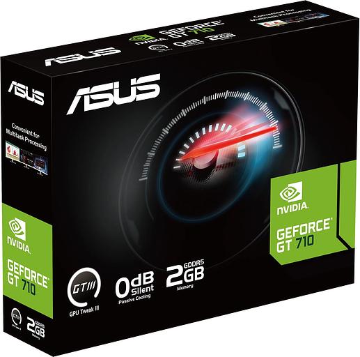 Видеокарта Asus PCI-E GT710-SL-2GD5-BRK-EVO NVIDIA GeForce GT 710 2Gb 64bit GDDR5 954/5012 DVIx1 HDMIx1 CRTx1 HDCP Ret low profile фото 5