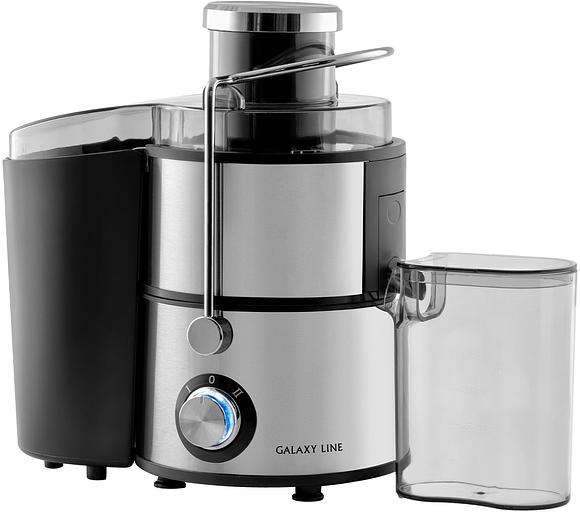 Соковыжималка центробежная Galaxy Line GL 0809 1200Вт рез.сок.:500мл. серебристый фото 1